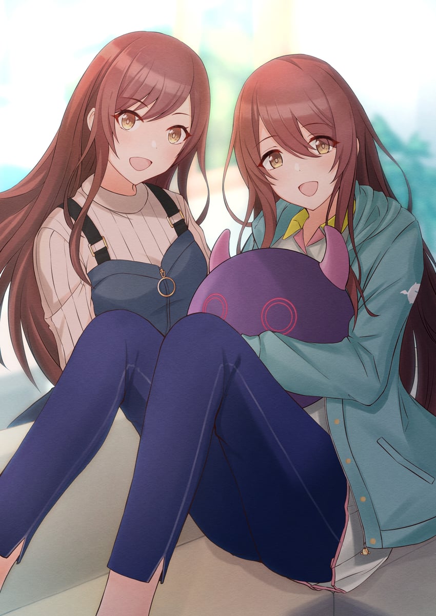 osaki amana, osaki tenka, and debi tarou (idolmaster and 1 more) drawn by noro_(akatuki_1110)