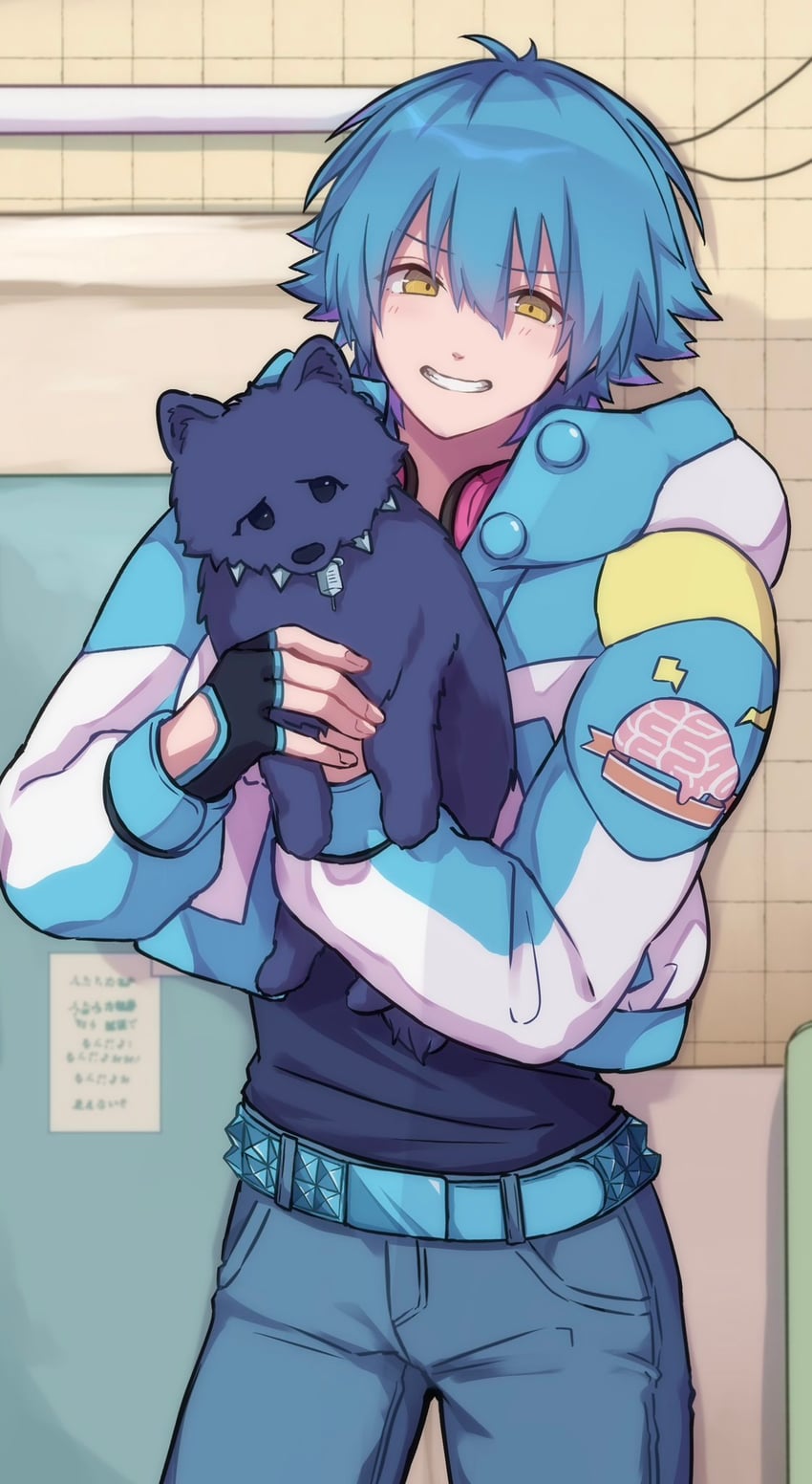 seragaki aoba and ren (dramatical murder and 1 more) drawn by sarichan_n