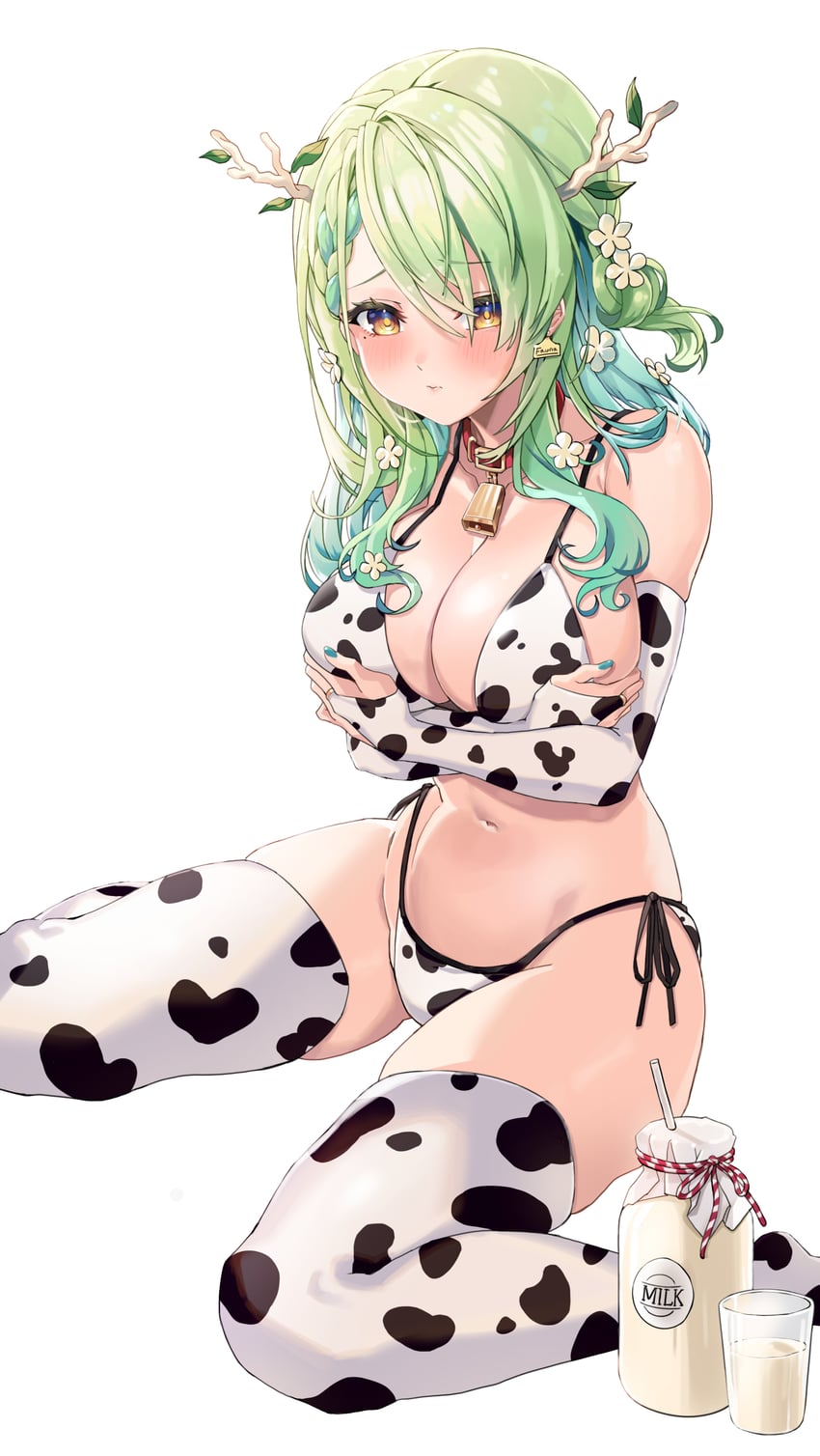 ceres fauna (hololive and 1 more) drawn by yan.c