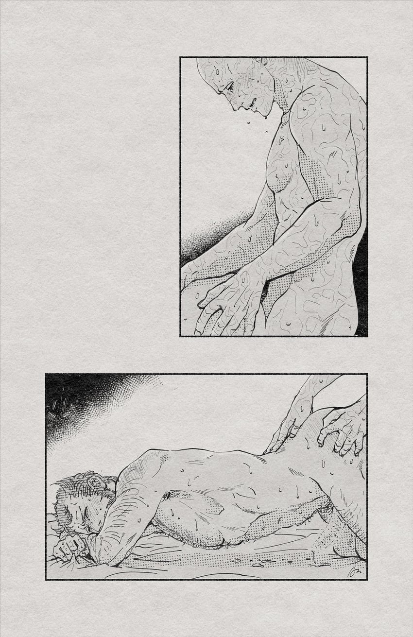 wolverine and deadpool (marvel and 4 more) drawn by azuko_(@zuco)