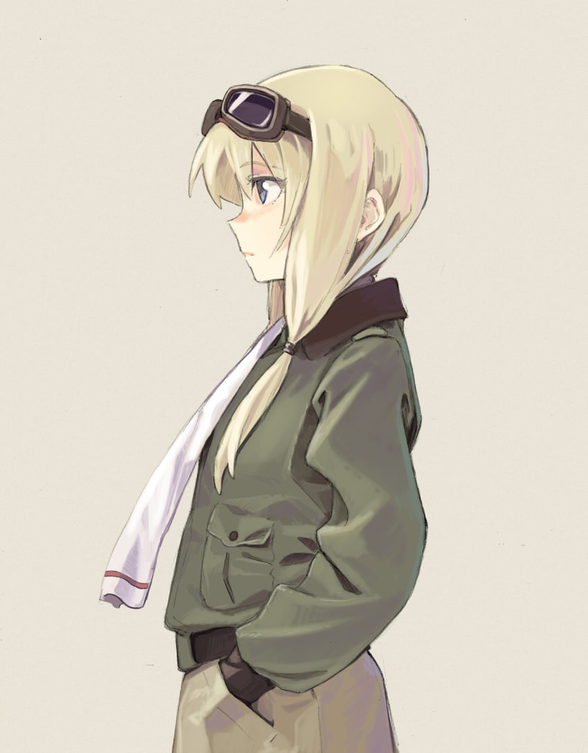 carla j. luksic (world witches series and 1 more) drawn by shiratama_(hockey)