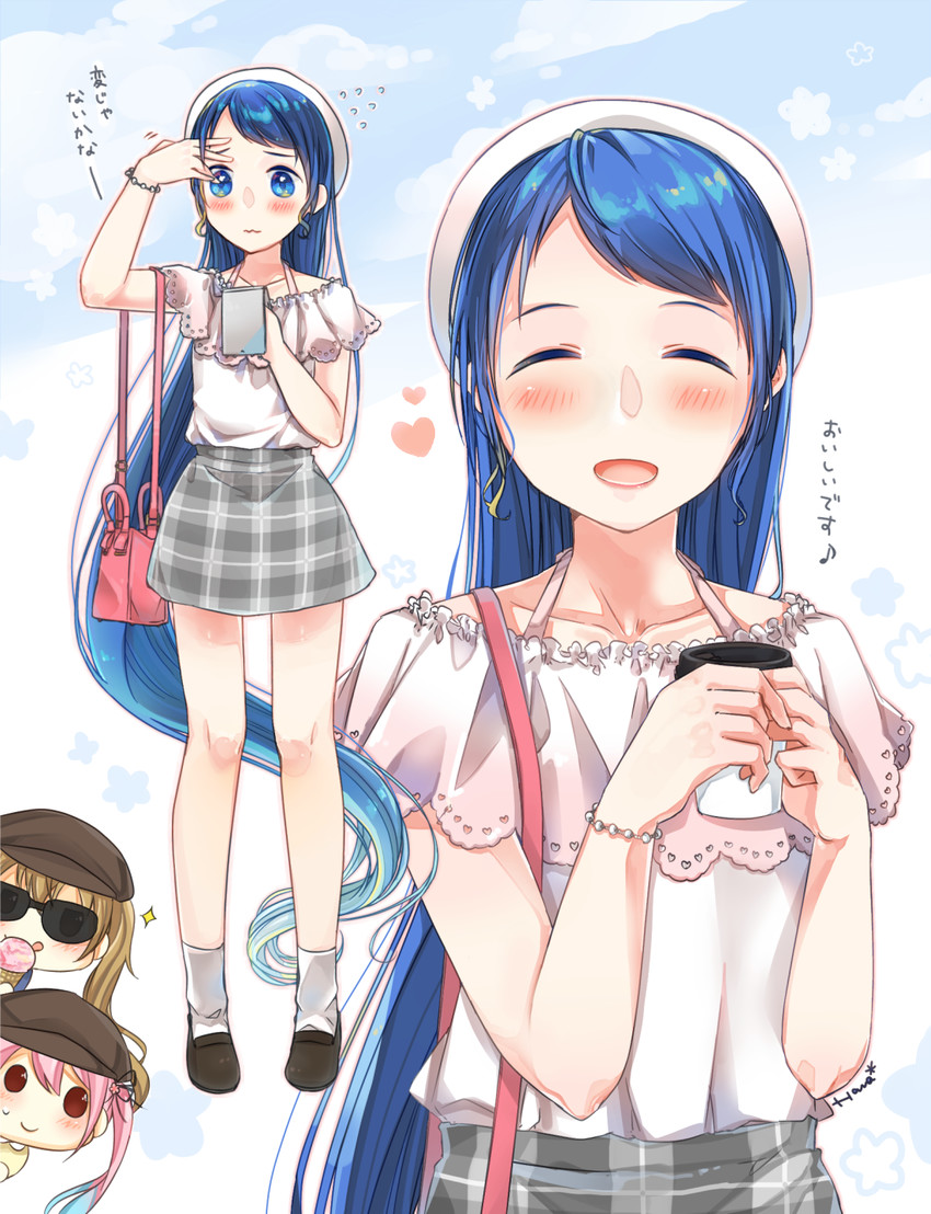 samidare, murasame, and harusame (kantai collection) drawn by hana_(hoshiko_4270)