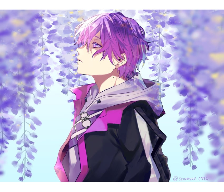 uki violeta (nijisanji and 1 more) drawn by tsk_(sevenvvv_0712)