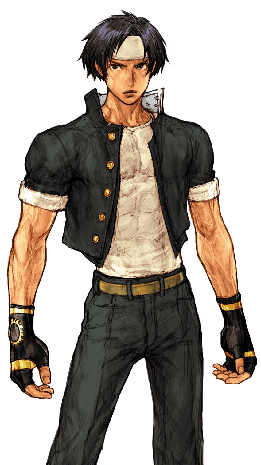 kusanagi kyou (the king of fighters and 2 more) drawn by nishimura_kinu