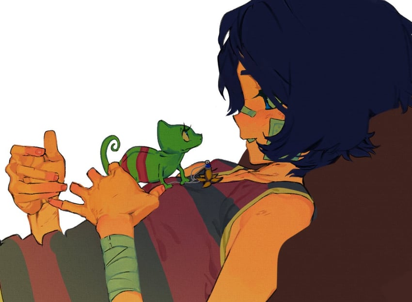ooto ai and leon (wonder egg priority) drawn by shiruanyways