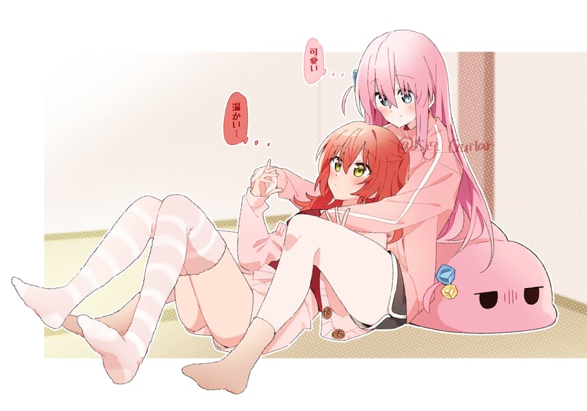 gotoh hitori and kita ikuyo (bocchi the rock!) drawn by shigure_(sigre)