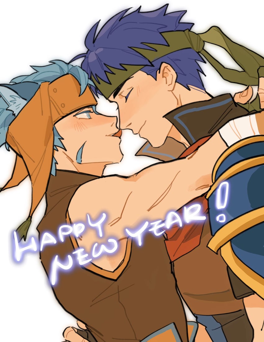 ike and ranulf (fire emblem and 1 more) drawn by julianlynnnn