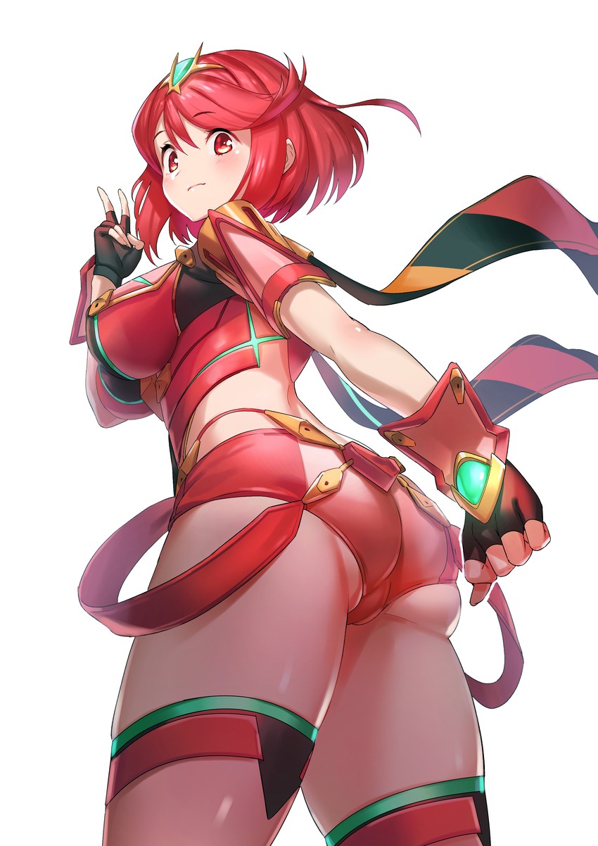 pyra (xenoblade chronicles and 1 more) drawn by green322