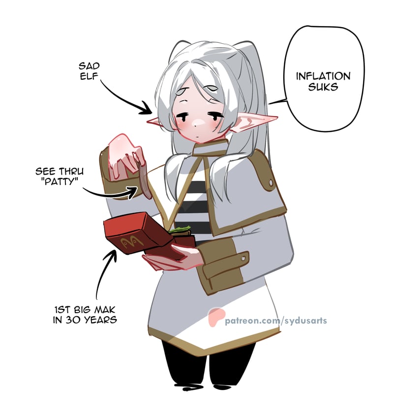 frieren (sousou no frieren and 1 more) drawn by sydus