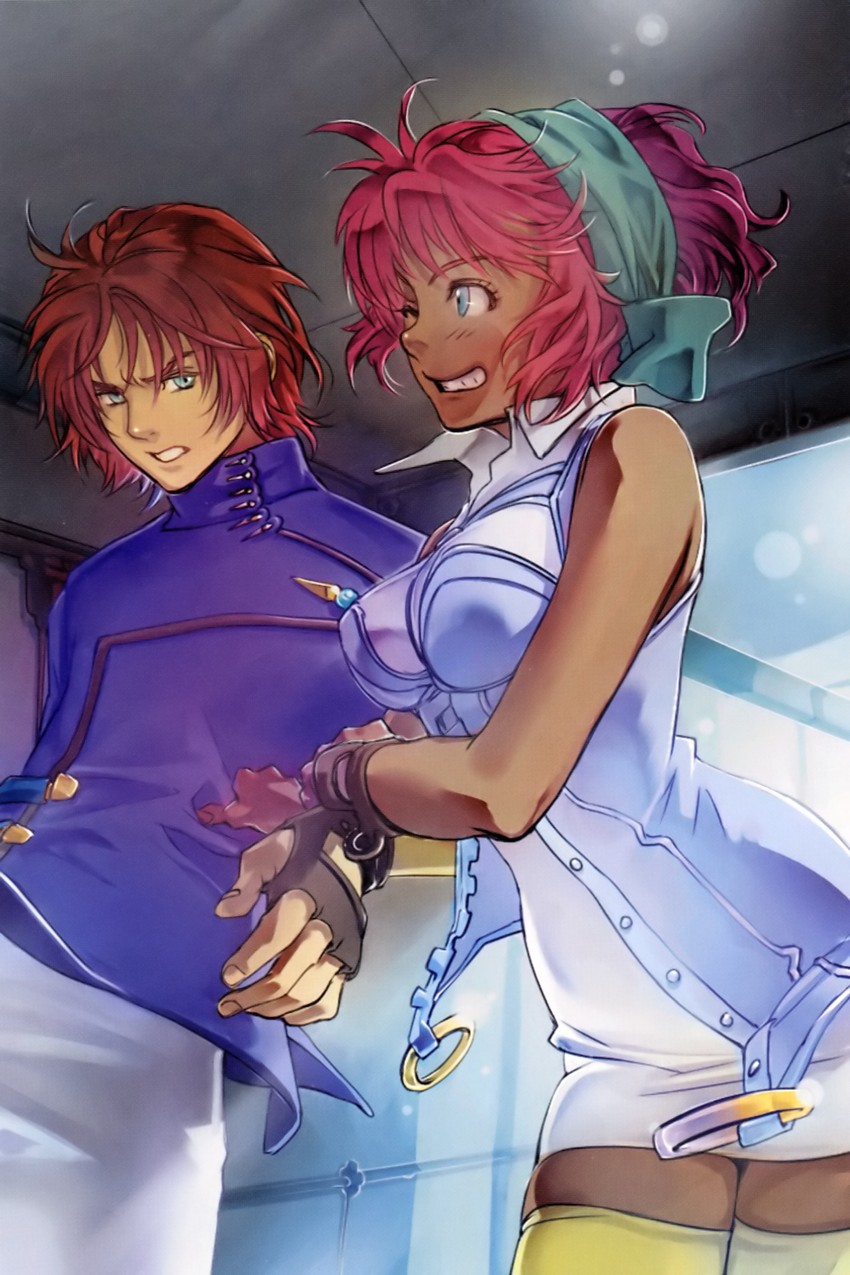 ricarla borgnine and yuuki jegunan (super robot wars and 1 more) drawn by ichimura_yuu