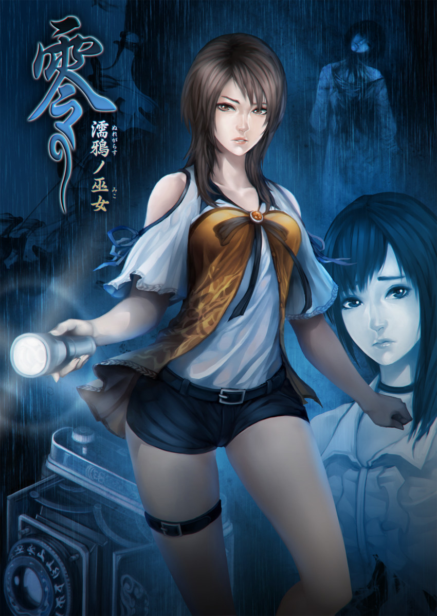 kozukata yuuri and hinasaki miu (fatal frame and 1 more) drawn by hjz_(artemi)