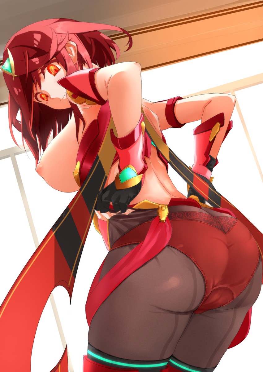 pyra (xenoblade chronicles and 2 more) drawn by mcfly_(yakami)