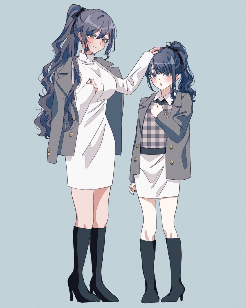 shirase sakuya and kazano hiori (idolmaster and 1 more) drawn by paddy_field