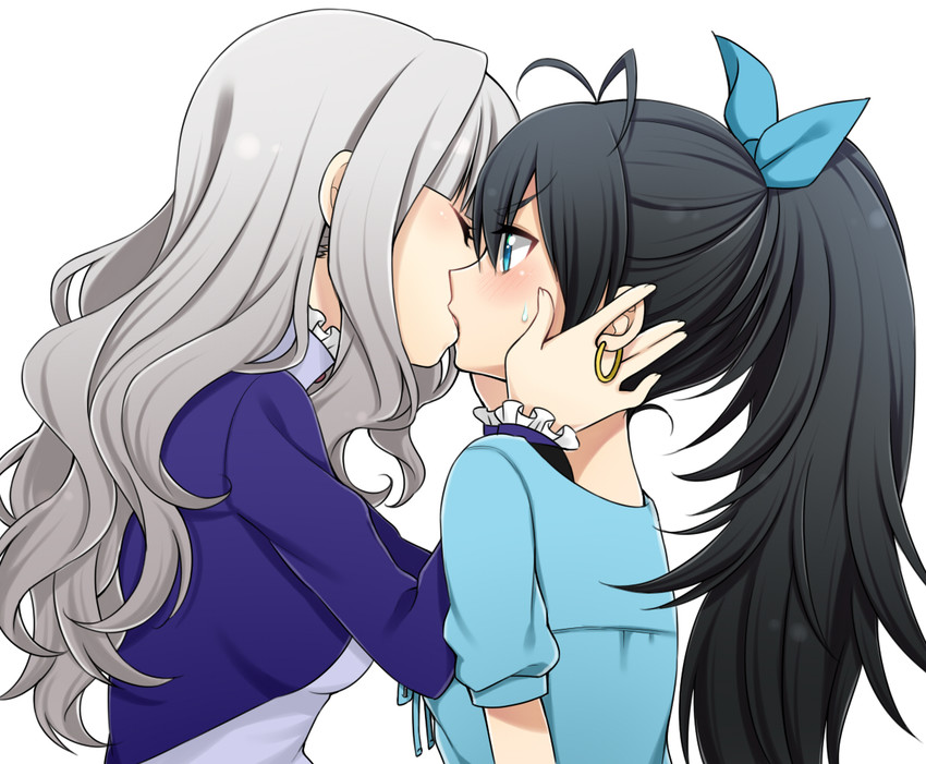 shijou takane and ganaha hibiki (idolmaster) drawn by masato_ayame