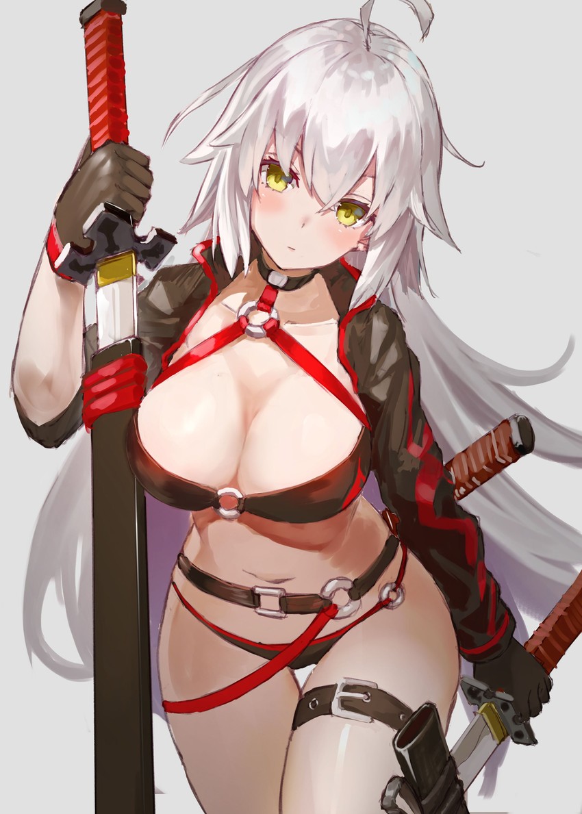 jeanne d'arc alter (fate and 1 more) drawn by yonkumi_(gatling033)