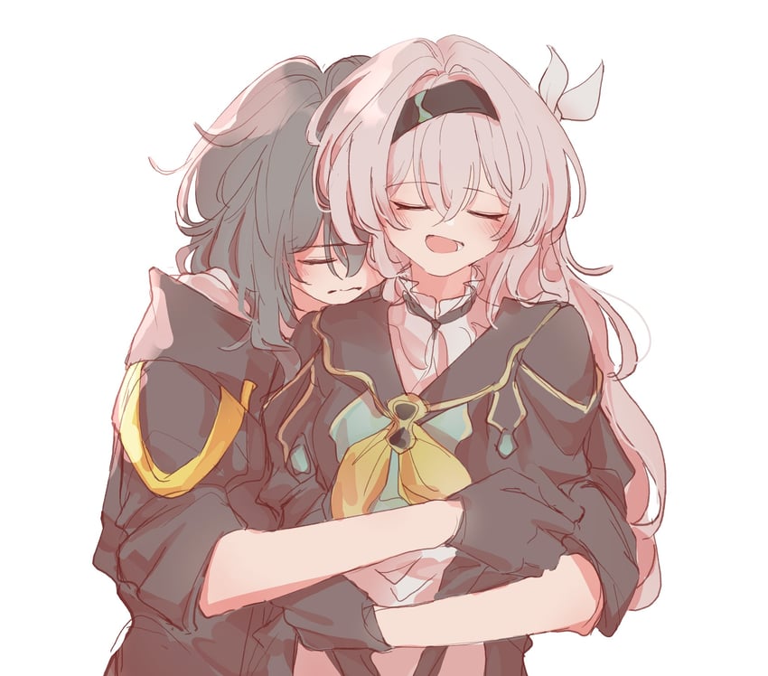 trailblazer, firefly, and stelle (honkai and 1 more) drawn by selayiss