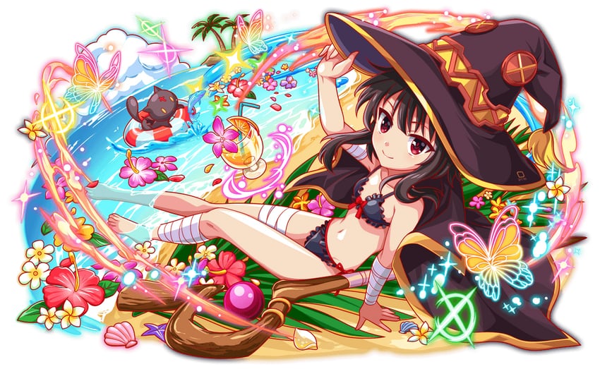 megumin and chomusuke (kono subarashii sekai ni shukufuku wo! and 1 more)