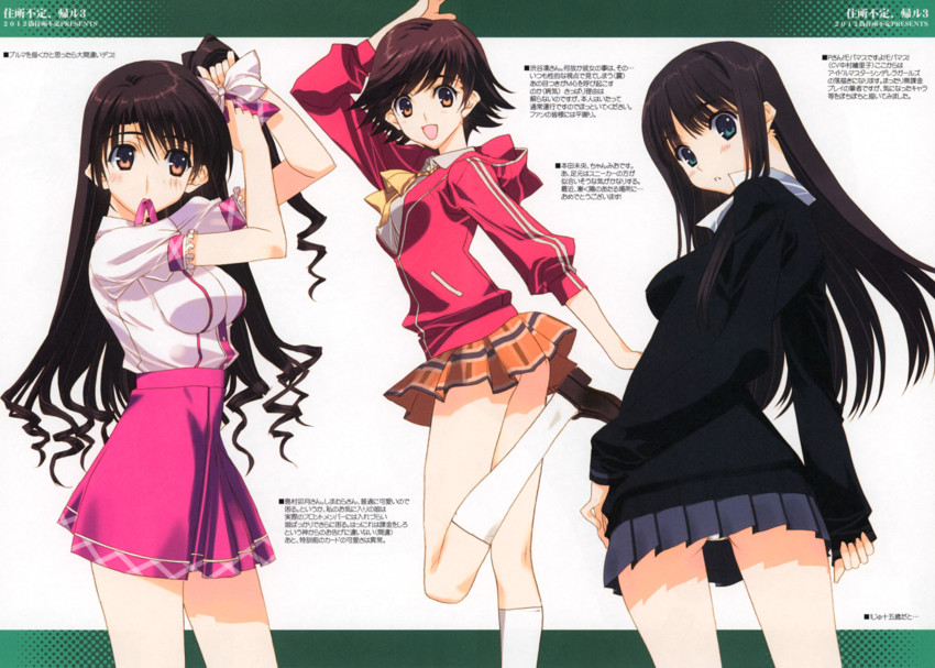 shibuya rin, shimamura uzuki, and honda mio (idolmaster and 1 more) drawn by nakamura_takeshi
