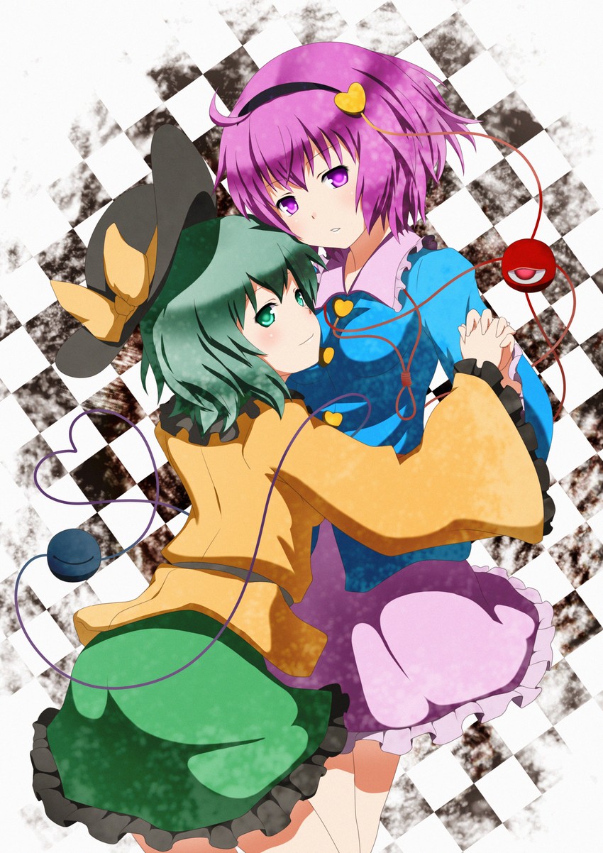 komeiji koishi and komeiji satori (touhou) drawn by namine0079