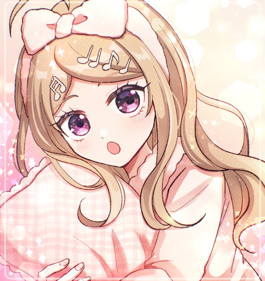 akamatsu kaede (danganronpa and 1 more) drawn by mikao_(eanv5385)