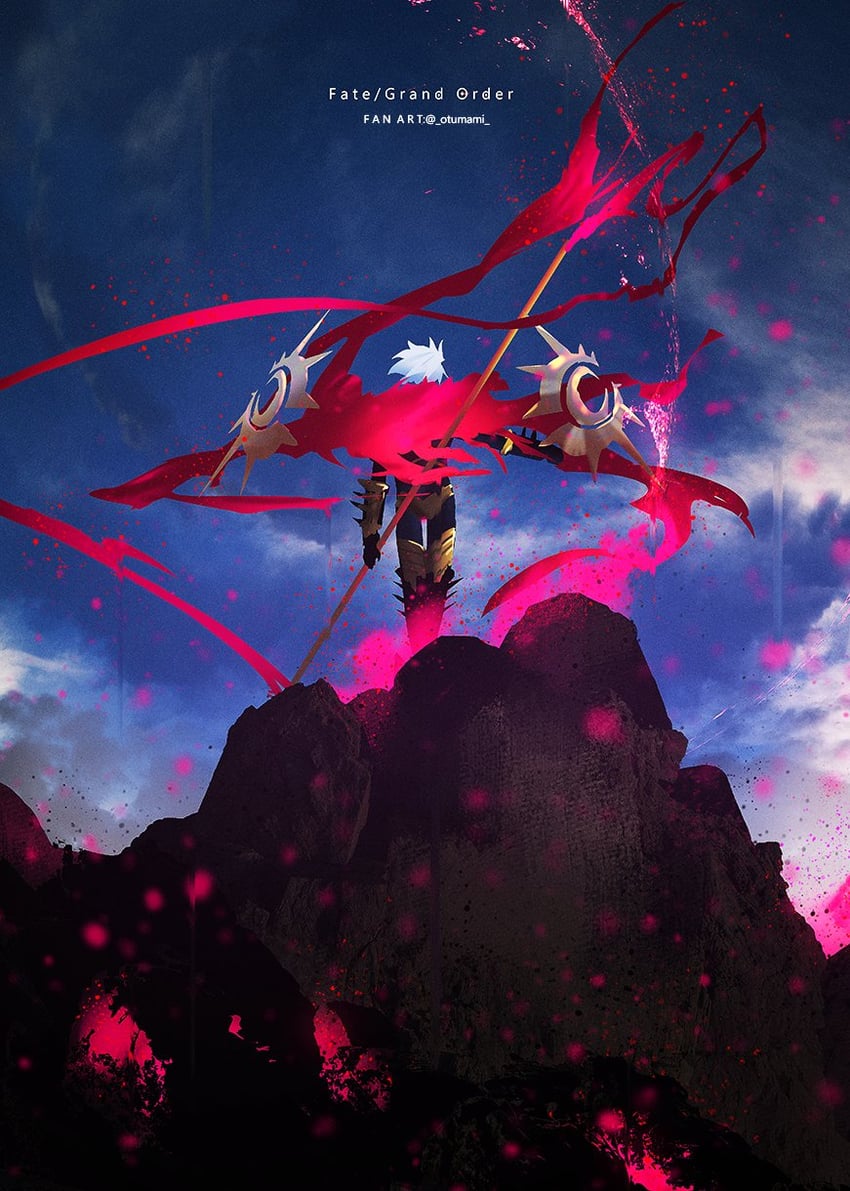 karna (fate and 2 more) drawn by otsumami_(bu-bu-heaven)