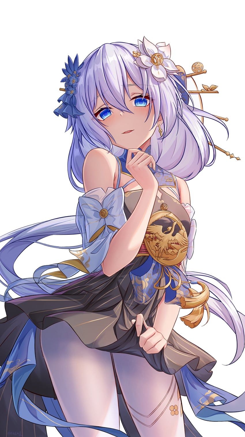 theresa apocalypse and zhuge kongming (honkai and 1 more) drawn by hinata_mr_assassin