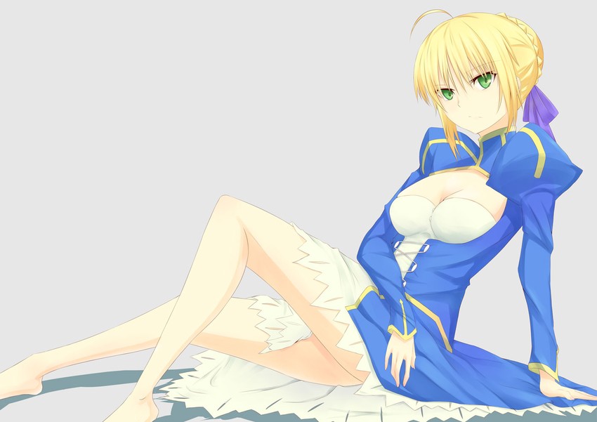 artoria pendragon and saber (fate and 1 more) drawn by ckros-15