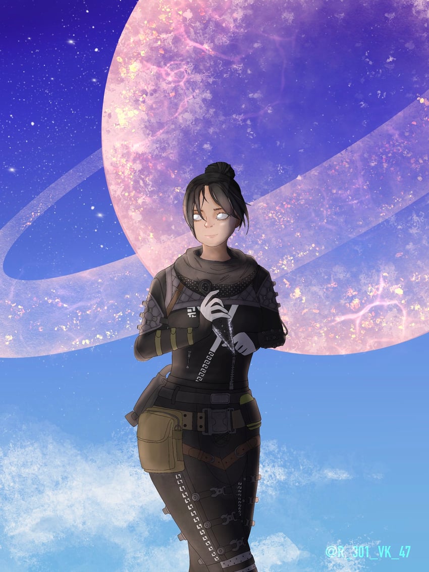 wraith (apex legends) drawn by arrow_(r_301_vk_47)