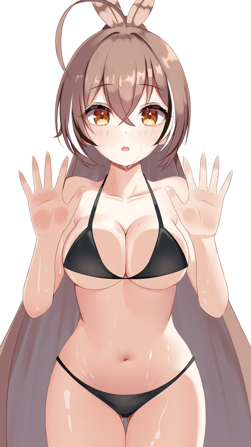 nanashi mumei (hololive and 1 more) drawn by panpanmc4