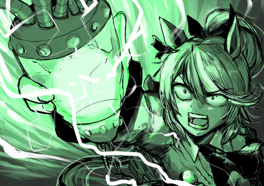tokai teio (umamusume and 1 more) drawn by noba_(ne83ko61)