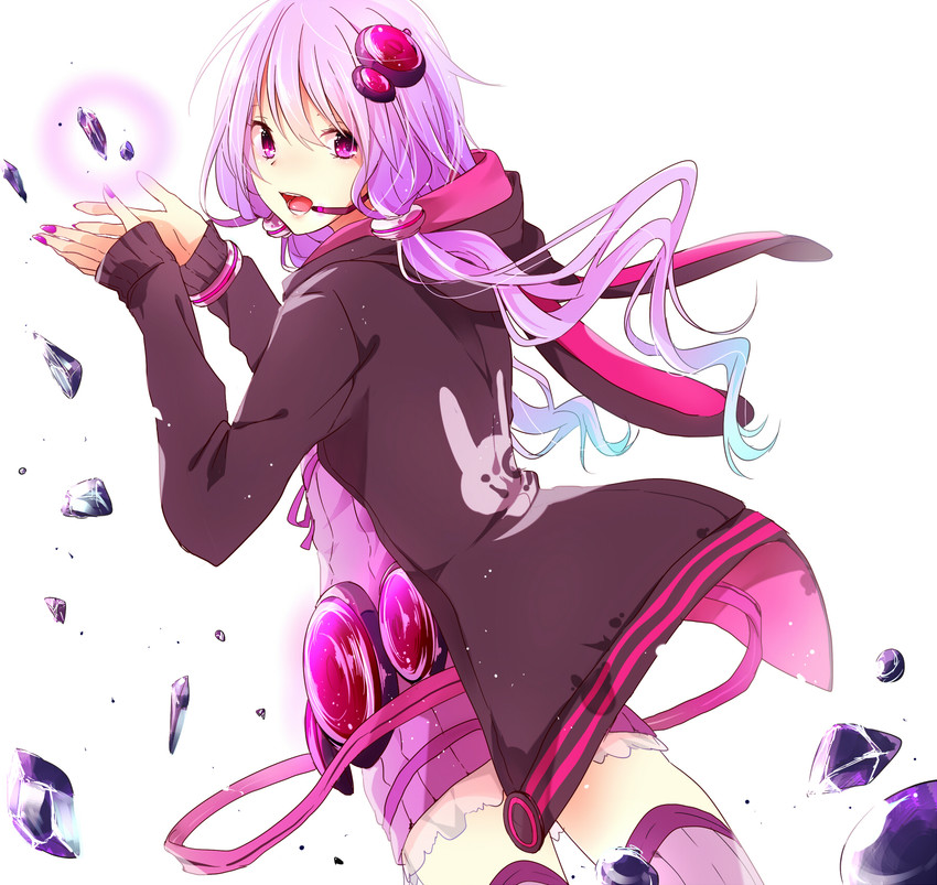 yuzuki yukari (vocaloid and 1 more) drawn by gel_(nukoleg)