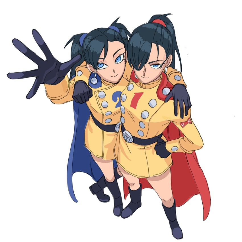 gamma 2 and gamma 1 (dragon ball and 2 more) drawn by genniax