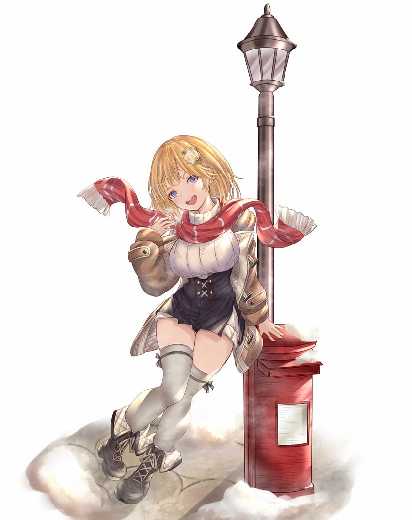watson amelia (hololive and 1 more) drawn by honkivampy