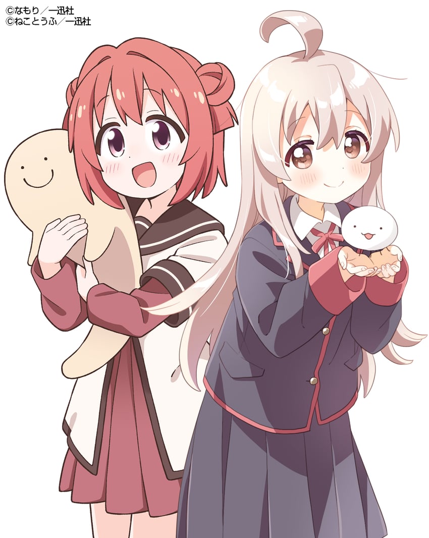 oyama mahiro and akaza akari (onii-chan wa oshimai! and 1 more) drawn by namori and nekotoufu