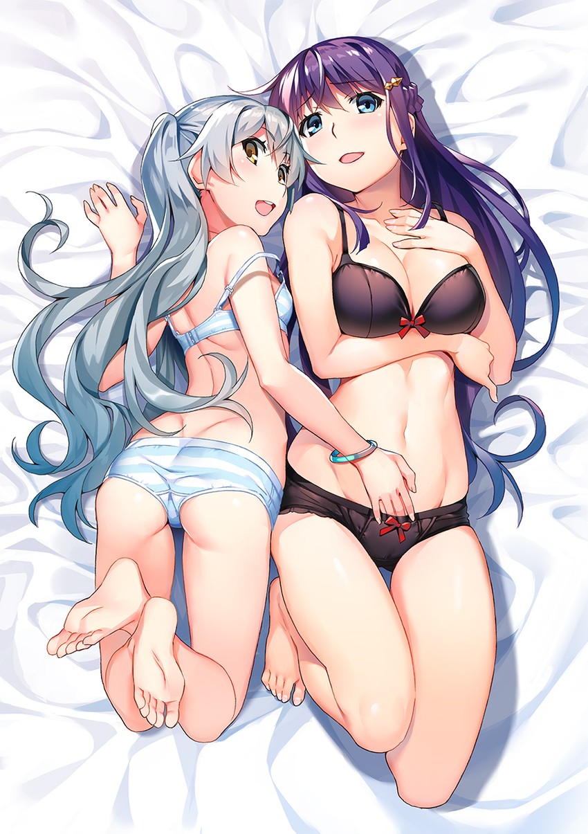 shishigaya touka and fukami rena (grisaia and 1 more) drawn by watanabe_akio