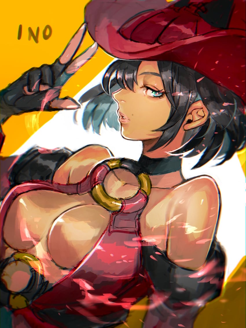 i-no (guilty gear and 1 more) drawn by yohane_shimizu
