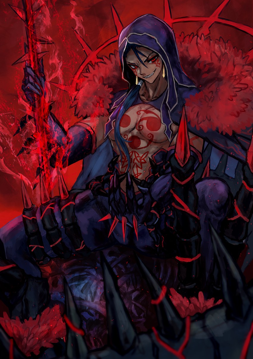 cu chulainn and cu chulainn alter (fate and 1 more) drawn by sabamiso_taro
