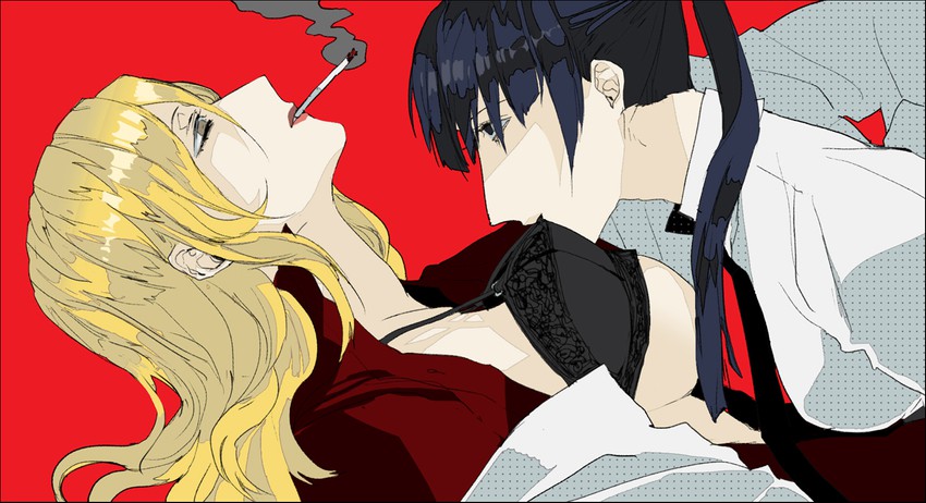 kunizuka yayoi and karanomori shion (psycho-pass) drawn by mzet