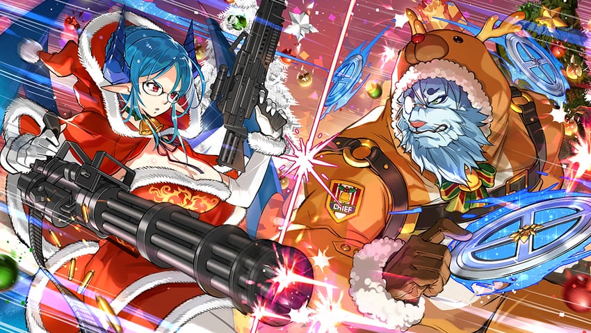 snow and melusine (tokyo afterschool summoners) drawn by nikism