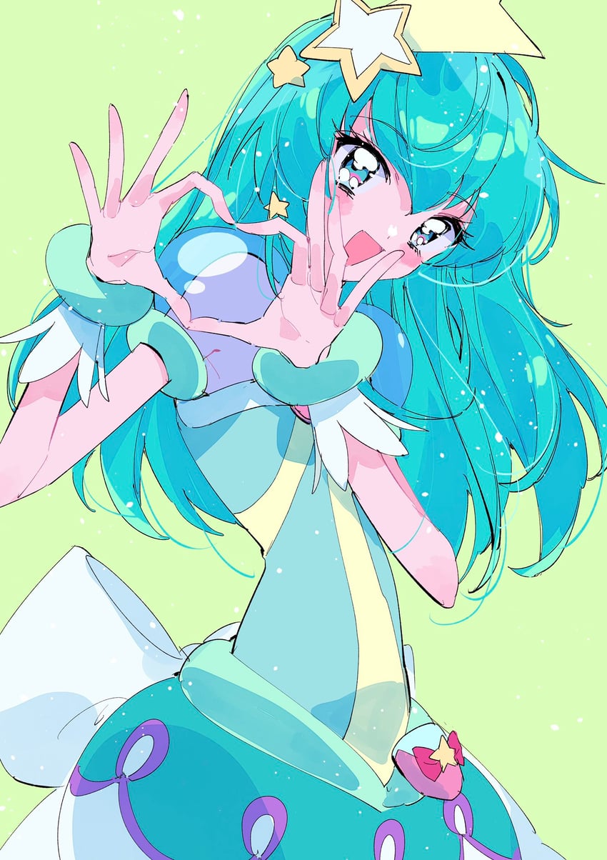 hagoromo lala and cure milky (precure and 1 more) drawn by pochi_(askas_is_god)