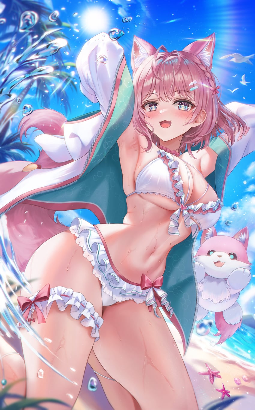 hakui koyori and kokoro (hololive) drawn by starlip