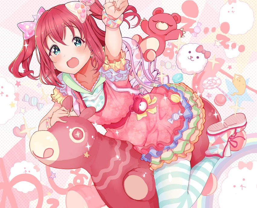 kurosawa ruby (love live! and 1 more) drawn by kuzu_kow