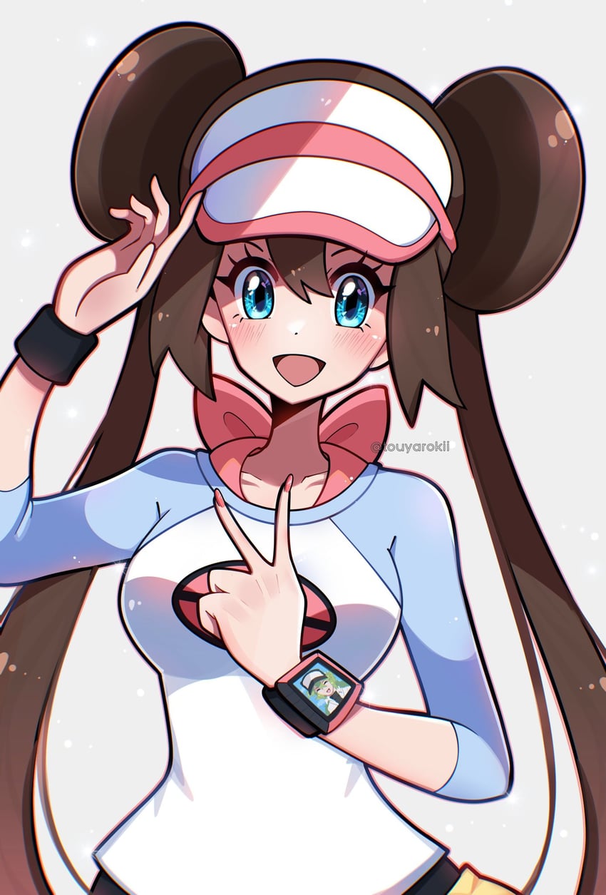 rosa and n (pokemon and 2 more) drawn by touyarokii