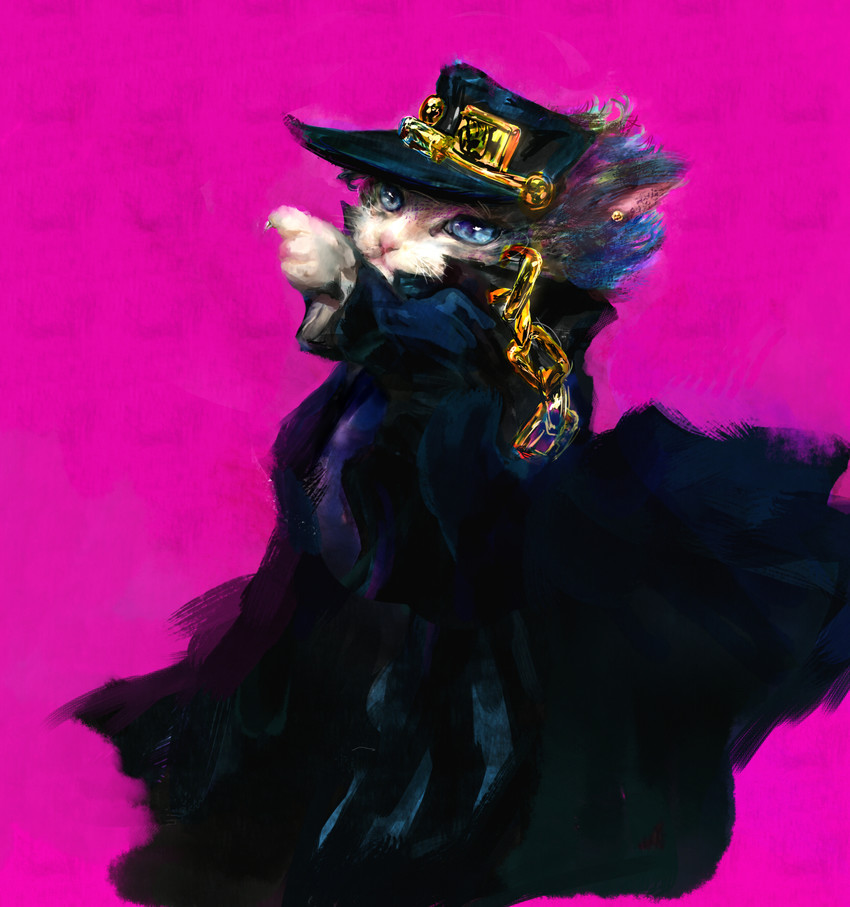 kujo jotaro (jojo no kimyou na bouken and 1 more) drawn by saiun_hanatsubasa