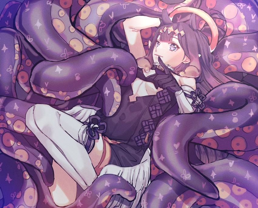 ninomae ina'nis (hololive and 1 more) drawn by kuga.