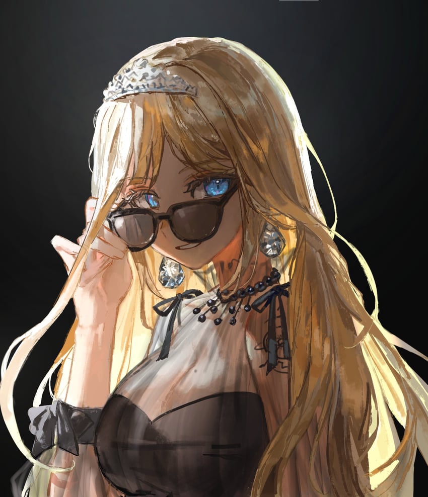 watson amelia (hololive and 1 more) drawn by quasarcake