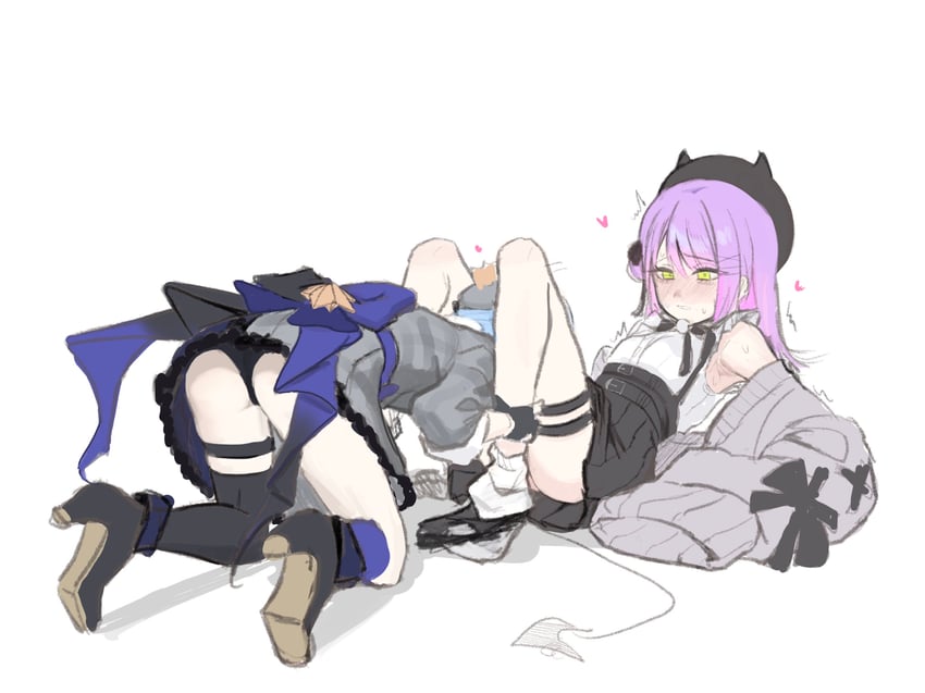hoshimachi suisei and tokoyami towa (hololive) drawn by ayeon