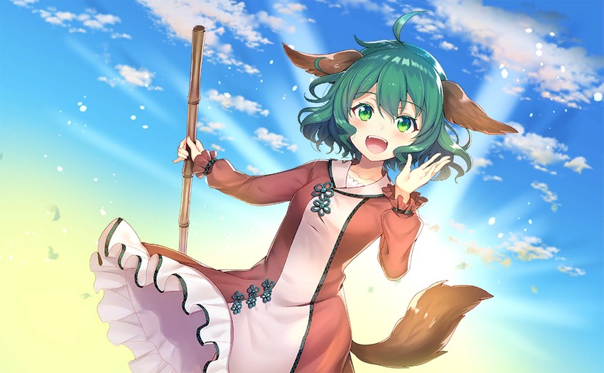 kasodani kyouko (touhou and 1 more) drawn by enj!