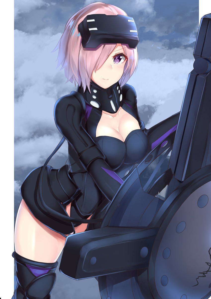 mash kyrielight (fate and 1 more) drawn by nanakaku