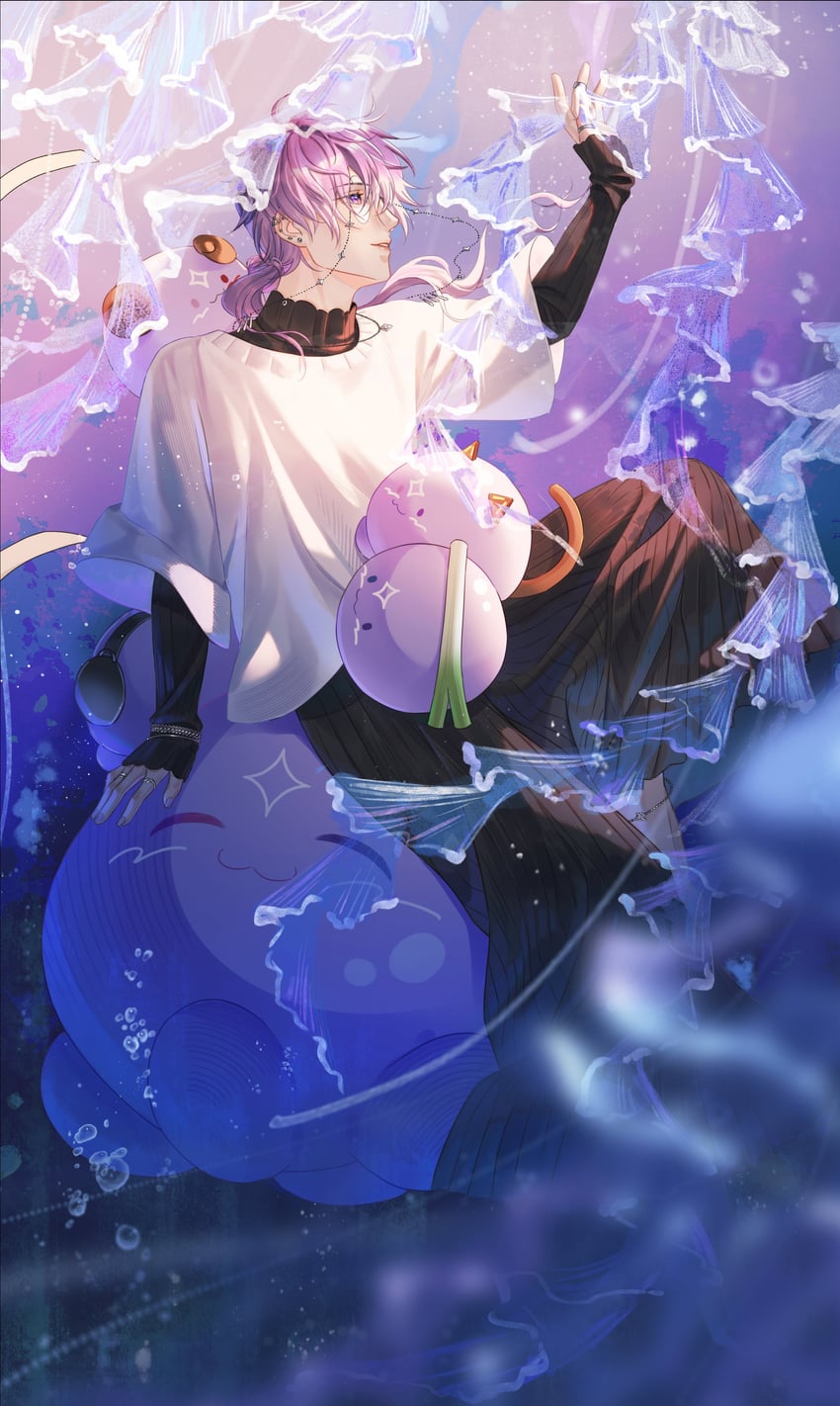uki violeta and stargazer (nijisanji and 1 more) drawn by mumu_(stars0812131)